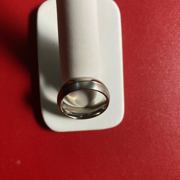 COPY - Titanium band “Classic style” Size 9.5. 7 cm  1/2 satin matte & polished… - Picture 7 of 8